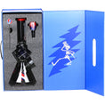 Laad de afbeelding in de Gallery-viewer, Grateful Dead x Pulsar Inception Cube Beaker Glass Water Pipe - 12.75" / 14mm F