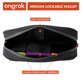 Load image into Gallery viewer, Ongrok Carbon-lined Wallets with Combination Lock V 2.0 | 3" Sizes (Small, Medium, Large)