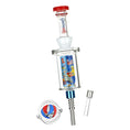 Laad de afbeelding in de Gallery-viewer, Grateful Dead x Pulsar Inside Print Vapor Vessel & SYF Dab Dish - 9.25" / Deadhead Dorm