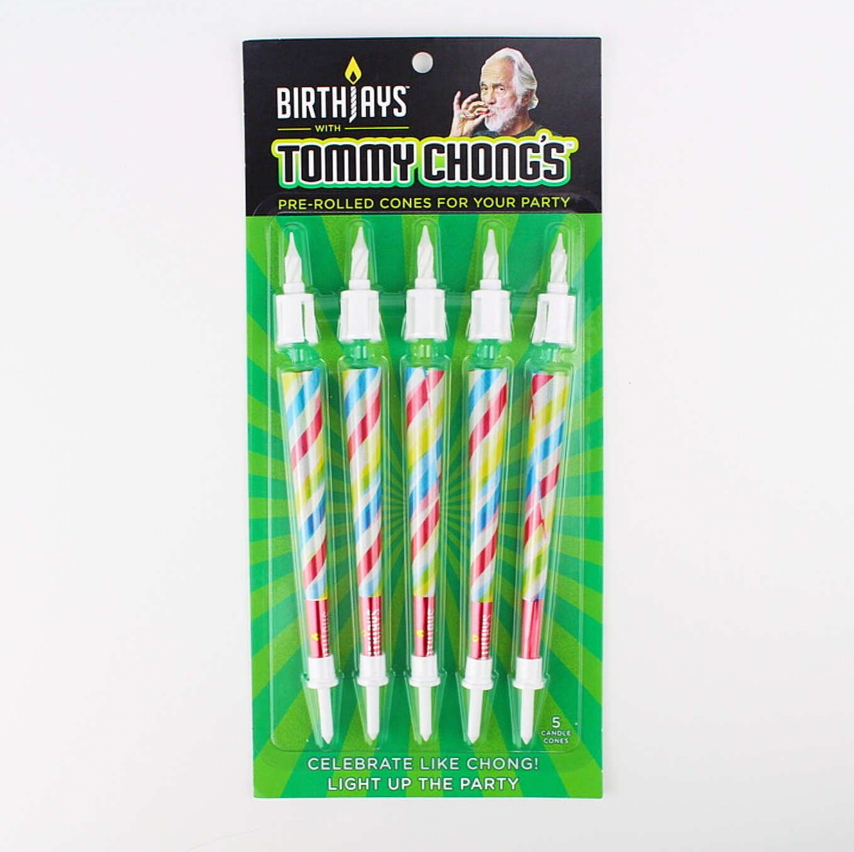 Tommy Chong's BirthJays 5-Pack of Joint Birthday Candles