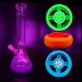 Laad de afbeelding in de Gallery-viewer, Bong Base Bumper USB Rechargeable 4.25in-6in Bases Silicone Fits Variety of Shapes