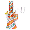 Laad de afbeelding in de Gallery-viewer, Pulsar Shroom Vision Wig Wag Glass Dab Rig - 5.75"
