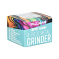 Load image into Gallery viewer, Pulsar Design Series Grinder with Side Art - Symbolic Tiles / 4pc / 2.5"
