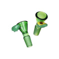 Load image into Gallery viewer, Pulsar Fruit Series Avocado Gold Herb Pipe Glow Duo - 10" / 14mm F