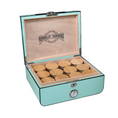 Load image into Gallery viewer, Art Deco Teal Humboldt Humidor
