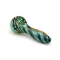Laad de afbeelding in de Gallery-viewer, INSIDE OUT LINEWORK SWIRL HAND PIPE SPOON