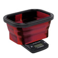 Laad de afbeelding in de Gallery-viewer, Truweigh Mini Crimson Collapsible Bowl Scale