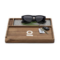Laad de afbeelding in de Gallery-viewer, Ongrok Premium Natural Acacia Wood Tray | 9.5" x 9.5"