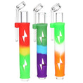 Laad de afbeelding in de Gallery-viewer, Silicone Glass Concentrate Taster Pipe (10 pack)