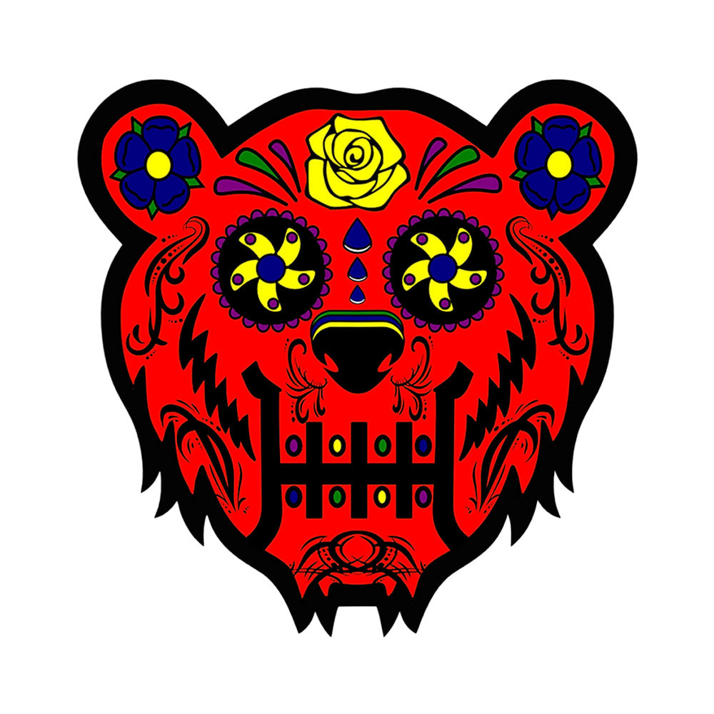 Bear Quartz x moodmats Mat - Bear Candy Red / 8"
