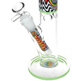 Load image into Gallery viewer, Lofty Visions Straight Tube Glass Water Pipe - 10" / 14mm F / Colors Vary
