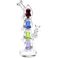 Laad de afbeelding in de Gallery-viewer, Pulsar Stacks on Stacks Glass Water Pipe - 11.75"