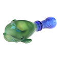 Laad de afbeelding in de Gallery-viewer, Braids of Avatar Sandblasted Glass Hand Pipe - 5.75"