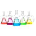 Laad de afbeelding in de Gallery-viewer, Pulsar Glycerin Beaker-Style Dry Ash Catcher | 3.5" | 14mm | Colors Vary