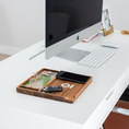 Laad de afbeelding in de Gallery-viewer, Ongrok Premium Natural Acacia Wood Tray | 9.5" x 9.5"