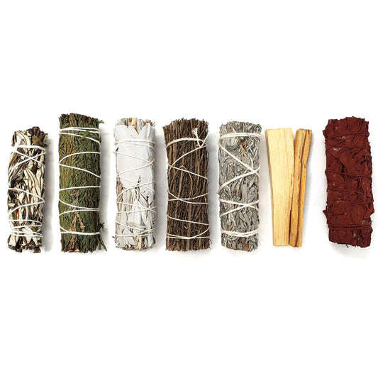 Sage Smudging Sampler - 4" (7 pc set)