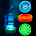 Laad de afbeelding in de Gallery-viewer, Bong Base Bumper Coin Battery 3in-4.25in Bases Silicone Fits Variety of Shapes