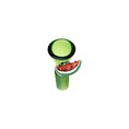 Load image into Gallery viewer, Pulsar Fruit Series Watermelon Zkittles Herb Pipe Glow Duo - 10" / 14mm F