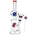 Laad de afbeelding in de Gallery-viewer, Grateful Dead x Pulsar Tesseract Hypercube Glass Water Pipe
