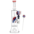 Laad de afbeelding in de Gallery-viewer, Grateful Dead x Pulsar Lightning Bolt Glass Water Pipe