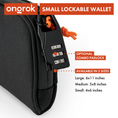 Load image into Gallery viewer, Ongrok Carbon-lined Wallets with Combination Lock V 2.0 | 3" Sizes (Small, Medium, Large)