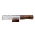Load image into Gallery viewer, Marley Natural Glass & Walnut Steamroller