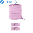 Load image into Gallery viewer, New Without Ties Elastic Laces No Tie Shoe Laces Press Lock Shoelaces Sneaker Kids Adult 8MM Widened Flat Shoelace for Shoes