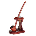 Laad de afbeelding in de Gallery-viewer, BUNDLE - Pulsar Shire Pipes ARAGORN Smoking Pipe & Middle-Earth Pipe Stand