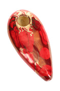 Cargar la imagen en la vista de la galería, Ancient Creations Ceramics Oval Hand Pipe – Brass Screen – Made in USA