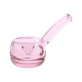 Laad de afbeelding in de Gallery-viewer, Elegant Bent Hammer Glass Hand Pipe - 4" / Colors Vary
