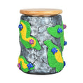 Laad de afbeelding in de Gallery-viewer, Pulsar Sugar Skull Glass Jar - 4.25"