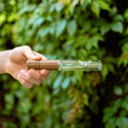 Load image into Gallery viewer, Marley Natural Glass & Walnut Steamroller