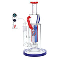 Cargar la imagen en la vista de la galería, Grateful Dead x Pulsar Cascade Waterfall Recycler Rig Set - 9" / 14mm F