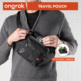 Load image into Gallery viewer, Ongrok Carbon-lined Fanny Pack / Travel Pouch