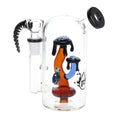 Laad de afbeelding in de Gallery-viewer, Pulsar Magma Lake Mushroom Glass Water Pipe - 5.5"