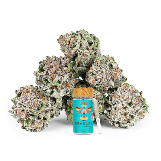 Revelry Lemon Cherry Gelato (LCG) THCA Pre Rolls 7 Pack