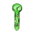 Load image into Gallery viewer, Pulsar Fruit Series Avocado Gold Herb Pipe Glow Duo - 10" / 14mm F