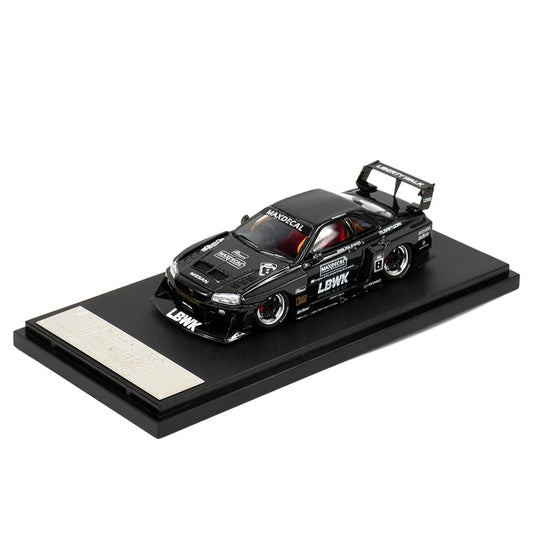 1:64 LBWK Skyline GTR ER34 Super Silhouette – Carbon Chrome Edition