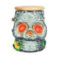Laad de afbeelding in de Gallery-viewer, Pulsar Sugar Skull Glass Jar - 4.25"