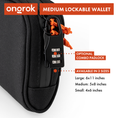 Load image into Gallery viewer, Ongrok Carbon-lined Wallets with Combination Lock V 2.0 | 3" Sizes (Small, Medium, Large)