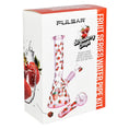 Load image into Gallery viewer, Pulsar Fruit Series Strawberry Cough Herb Pipe Glow Duo - 10" / 14mm F