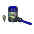 Load image into Gallery viewer, Pulsar Funky Fireflies Hand Pipes for Puffco Proxy w/ Carb Cap | 5.75"
