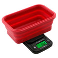 Laad de afbeelding in de Gallery-viewer, Truweigh Mini Crimson Collapsible Bowl Scale