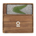 Laad de afbeelding in de Gallery-viewer, Ongrok Premium Natural Acacia Wood Tray | 9.5" x 9.5"
