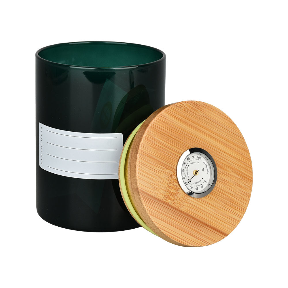 Stashlogix Bamboo Smart Jar w/ Boveda Pack - XL