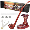 Laad de afbeelding in de Gallery-viewer, Pulsar Shire Pipes x LoTR GANDALF Pipe & MIDDLE-EARTH Pipe Stand Bundle - 12.5"