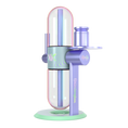 Laad de afbeelding in de Gallery-viewer, Khalifa x Stündenglass Gravity Infuser - Violet Sky / Mints