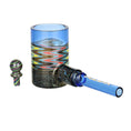 Load image into Gallery viewer, Pulsar Funky Fireflies Hand Pipes for Puffco Proxy w/ Carb Cap | 5.75"
