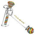 Laad de afbeelding in de Gallery-viewer, Pulsar Retro Rave Wig Wag Bubbler w/ Herb Slide - 6.25" / 14mm F
