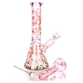 Load image into Gallery viewer, Pulsar Fruit Series Peaches & Cream Herb Pipe Glow Duo - 10" / 14mm F